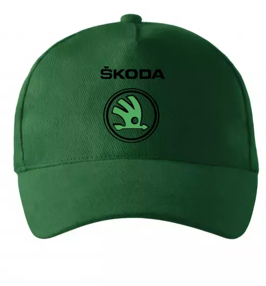 Кепка Logo skoda Темно-зелений фото