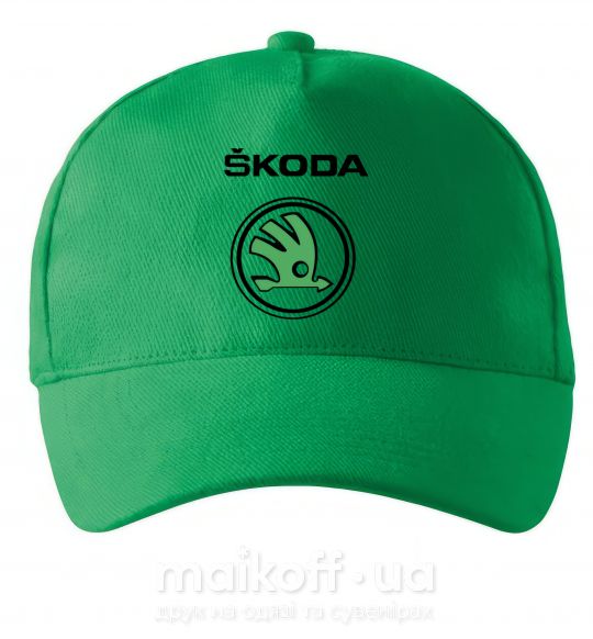 Кепка Logo skoda Зелений фото
