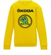 Дитячий світшот Logo skoda Сонячно жовтий фото