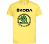 Детская футболка Logo skoda Лимонный фото