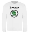 Свитшот Logo skoda Белый Свитшот Logo skoda Белый фото