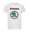 Дитяча футболка Logo skoda Білий фото
