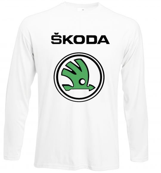 Реглан Logo skoda Білий фото