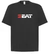 Футболка Оверсайз Seat logo Чорний фото