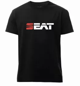 Мужская премиум футболка I <3 Seat Белый фото