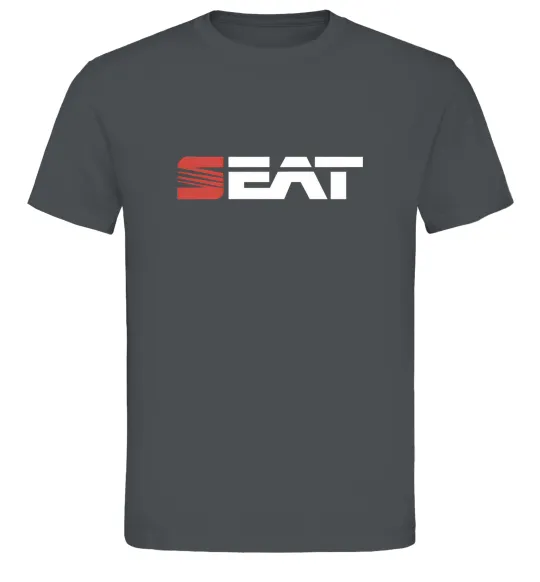 Мужская футболка Seat logo Графит фото