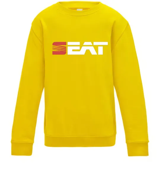 Дитячий світшот Seat logo Сонячно жовтий фото