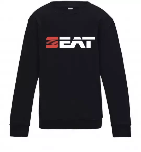 Дитячий світшот Seat logo Чорний фото