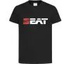 Дитяча футболка Seat logo Чорний Дитяча футболка Seat logo Чорний фото