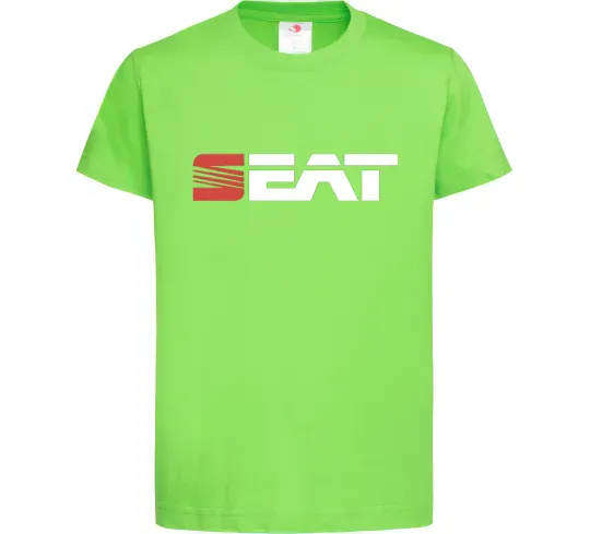 Дитяча футболка Seat logo Лаймовий фото