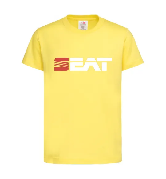 Детская футболка Seat logo Лимонный фото