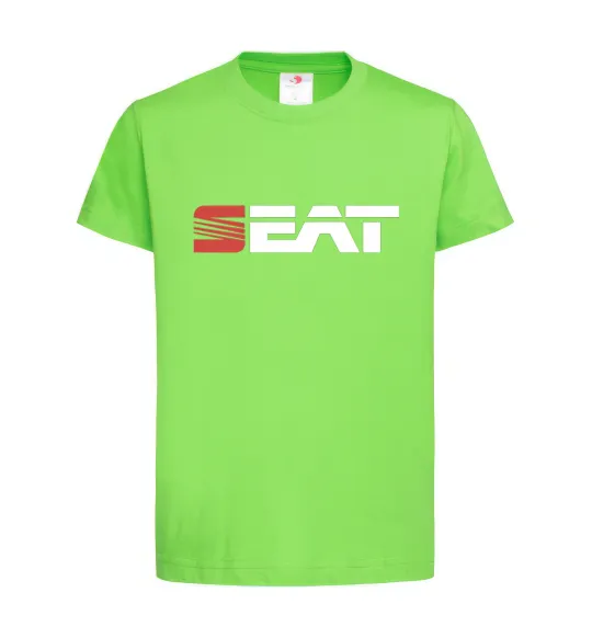 Детская футболка Seat logo Лаймовый фото