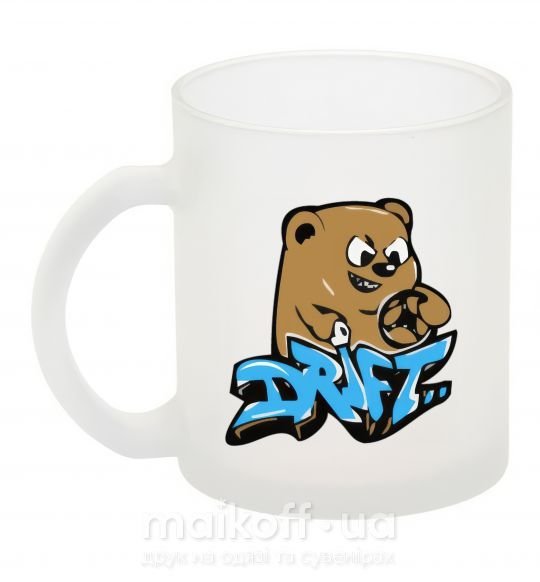 Чашка стеклянная Bear drift Фроузен фото