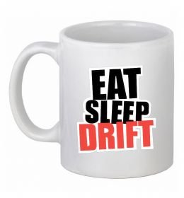 Чашка керамічна Eat sleep drift