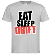 Мужская футболка Eat sleep drift Серый Мужская футболка Eat sleep drift Серый фото