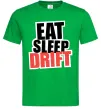 Мужская футболка Eat sleep drift Зеленый Мужская футболка Eat sleep drift Зеленый фото