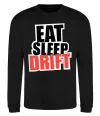 Світшот Eat sleep drift Чорний Світшот Eat sleep drift Чорний фото