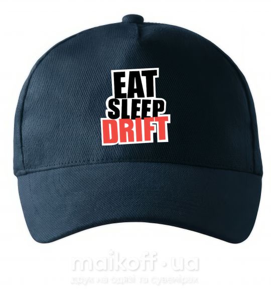 Кепка Eat sleep drift Темно-синій фото