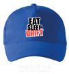 Кепка Eat sleep drift Яскраво-синій фото