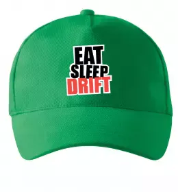 Кепка Eat sleep drift Зеленый фото