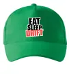Кепка Eat sleep drift Зеленый фото