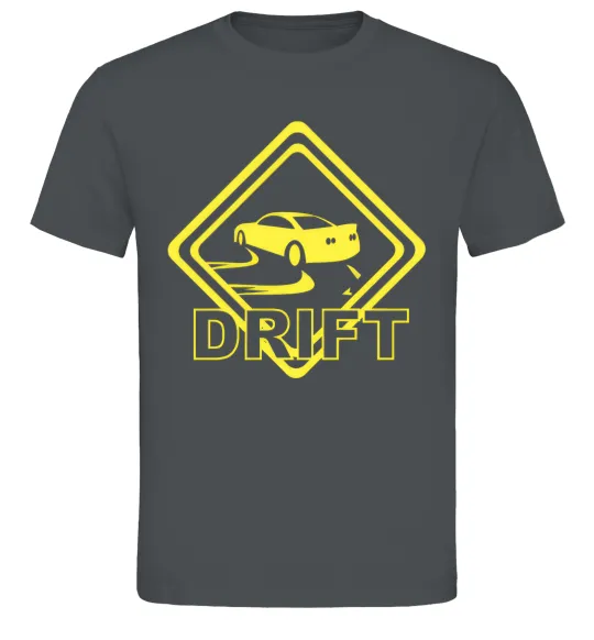 Мужская футболка Дрифт знак Графит фото