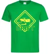 Мужская футболка Дрифт знак Зеленый Мужская футболка Дрифт знак Зеленый фото