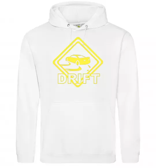 Женская толстовка (худи) Дрифт знак Белый фото