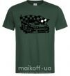 Чоловіча футболка Гоночная машина Темно-зелений фото