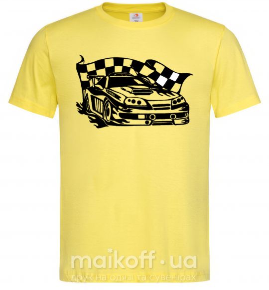 Чоловіча футболка Гоночная машина Лимонний фото