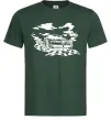 Чоловіча футболка Alfa romeo car Темно-зелений фото