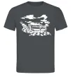 Чоловіча футболка Alfa romeo car Графіт фото