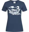 Женская футболка Alfa romeo car Темно-синий фото
