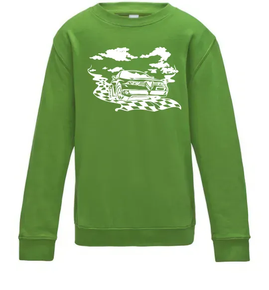 Дитячий світшот Alfa romeo car Лаймовий фото