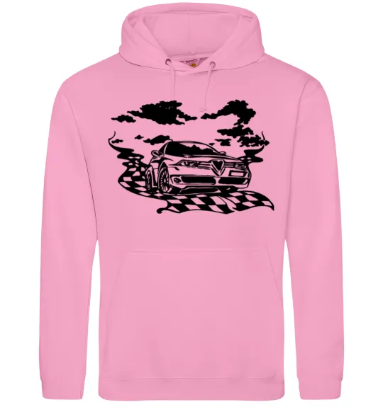 Чоловіча толстовка (худі) Alfa romeo car Рожевий фото