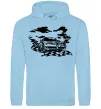 Чоловіча толстовка (худі) Alfa romeo car Блакитний фото