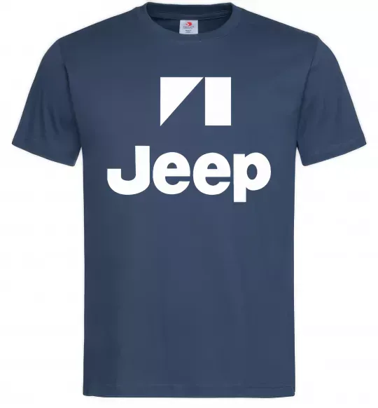 Мужская футболка Logo Jeep Темно-синий фото
