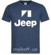 Мужская футболка Logo Jeep Темно-синий фото