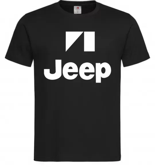 Мужская футболка Logo Jeep Черный фото