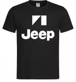 Мужская футболка Logo Jeep Черный фото