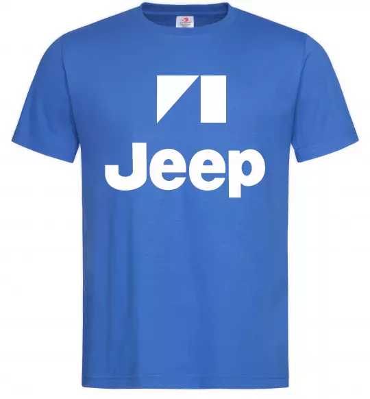 Мужская футболка Logo Jeep Ярко-синий фото