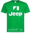 Мужская футболка Logo Jeep Зеленый фото