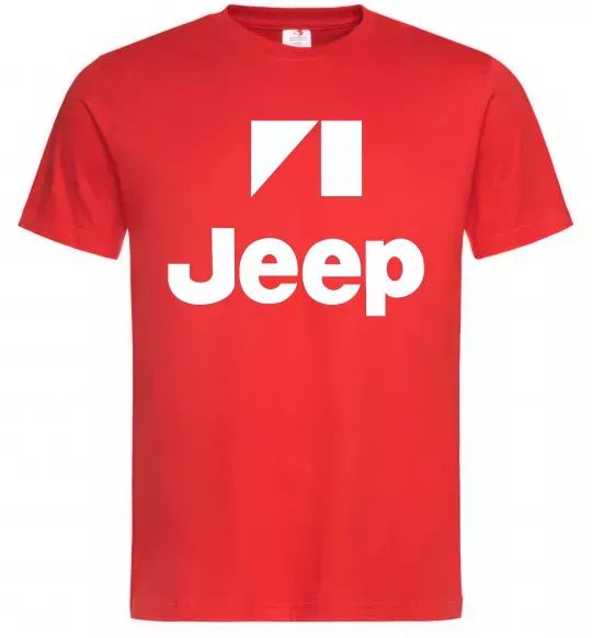 Мужская футболка Logo Jeep Красный фото