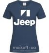 Женская футболка Logo Jeep Темно-синий фото