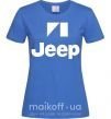 Женская футболка Logo Jeep Ярко-синий фото