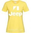 Женская футболка Logo Jeep Лимонный фото