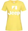 Женская футболка Logo Jeep Лимонный фото