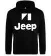 Мужская толстовка (худи) Logo Jeep Черный фото