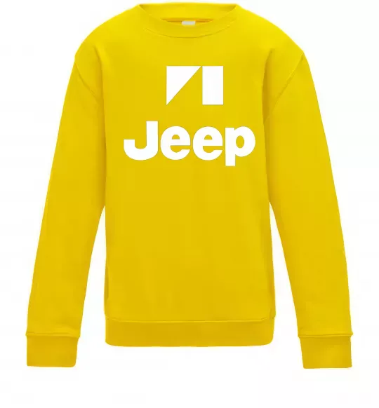 Дитячий світшот Logo Jeep Сонячно жовтий фото