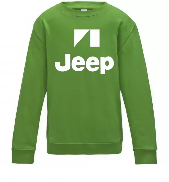 Дитячий світшот Logo Jeep Лаймовий фото